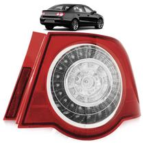 Lanterna Traseira Passat Sedan 2006 2007 2008 2009 Led Bicolor Canto Lisa Acrílico