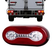 Lanterna Traseira Phantom 42 Leds 12v 24v Carreta Randon Implemento Pisca Sequencial LD LE