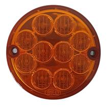 Lanterna traseira pisca ônibus caminhão 96mm amarela led