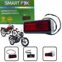 Lanterna traseira placa refletor olho gato c/chicote smartfox cg titan 150 160 fan 125 150 160
