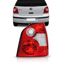 Lanterna traseira polo hatch 2003 á 2006 bicolor