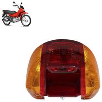 Lanterna Traseira Pop 100 2006 2007 2008 2009 2010 2011 2012 2013 2014 2015 Bicolor Estriada Acrílico Pisca Âmbar Lanterna Traseira Pop 100 2006 2007 2008 2009 2010 2011 2012 2013 2014 2015 Bicolor Estriada Acrílico Pisca Âmbar
