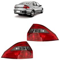Lanterna Traseira Prisma 2006 2007 2008 2009 2010 2011 2012 Bicolor Liso Acrílico Fumê