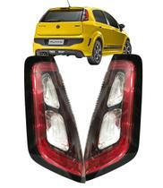 Lanterna Traseira Punto Sporting Tjet 2013 até 2017 Com Led Par 2 pçs