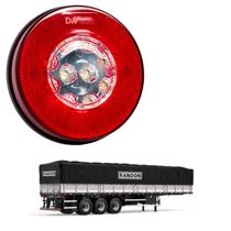 Lanterna Traseira Randon LED 125mm Corujinha Luz de Ré Lanterna Traseira Randon LED 125mm Corujinha Luz de Ré