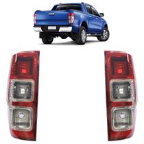 Lanterna Traseira Ranger 2013 2014 2015 2016 Bicolor Liso Acrílico