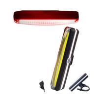 Lanterna Traseira Recarregável À Prova d'Água Para Bicicleta, Luz De Segurança Para Ciclismo Noturno Lanterna Traseira Recarregável À Prova d'Água Para Bicicleta, Luz De Segurança Para Ciclismo Noturno