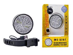 Lanterna Traseira Recarregável Mega Potente Multicolorida Profissional á Prova D'água Modelo WS-8207