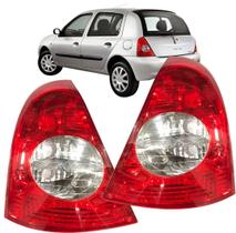 Lanterna Traseira Renault Clio Hatch 03 04 05 06 07 08 09 10 11 12 Par 2 peças