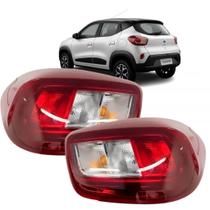 Lanterna Traseira Renault Kwid 23 24 25 Com Led Par 2 Peças