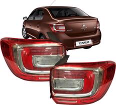 Lanterna Traseira Renault Logan 2014 15 16 17 18 19 20 21 22 23 24 2025 Par 2 peças