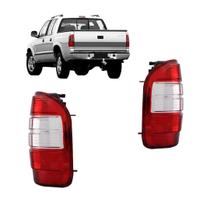 Lanterna Traseira S10 2001 2002 a 2008 Bicolor Com Ré Cristal Skywind