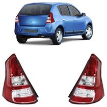 Lanterna Traseira Sandero 2012 A 2014 Bicolor