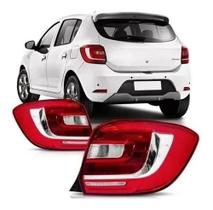 Lanterna traseira sandero 2015 a 2020 bicolor direito