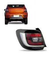 Lanterna Traseira Sandero Stepway 2015 16 17 18 19 2020 Fundo Escuro Lado Esquerdo - NAO DEFINIDA