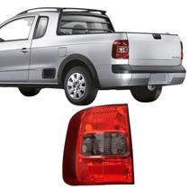 Lanterna Traseira Saveiro Cross G5 2009 Até 2013 Le Ré Fumê claro Sem Neblina