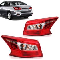 Lanterna Traseira Sentra 2017 a 2021 Canto Com Led