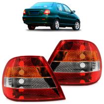 Lanterna Traseira Siena 2001 A 2004 Tricolor