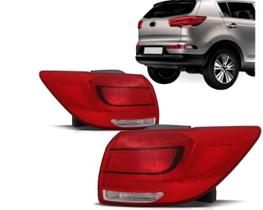 Lanterna Traseira Sportage 2015 2016 Canto Bicolor