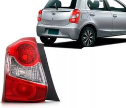 Lanterna Traseira Toyota Etios 13 14 15 16 17 18 19 20 Lado Esquerdo Ré Vermelha Marca Tyc