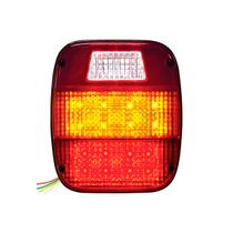 Lanterna traseira tricolor 24 leds bivolt com vigia le ford e vw