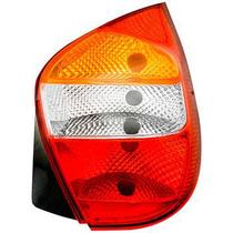 Lanterna Traseira Tricolor Carcaca Preta Fire 2001 2006 Palio A 2004 Nk-4114139