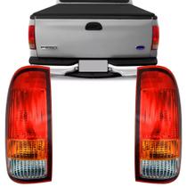 Lanterna Traseira Tricolor para Ford F250 1999 a 2012 Lanterna Traseira Tricolor para Ford F250 1999 a 2012