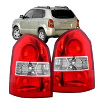 Lanterna Traseira Tucson 2006 Até 2016 Bicolor Par 2 Peças