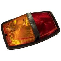 Lanterna Traseira Universal Parachoque Amarela / Vermelha