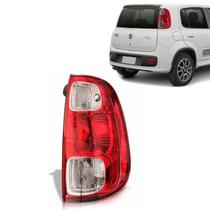 Lanterna Traseira Uno Way Vivace 2010 Em Diante Ld Cristal Carcaca Vermelho 51903670
