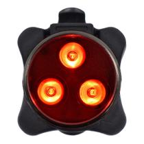 Lanterna traseira vermelha bike