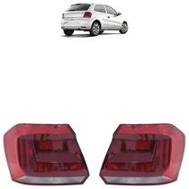 Lanterna Traseira Volkswagen Gol G7 G8 2016 A 2023 Bicolor Com Desenho Tridimensional