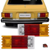 Lanterna traseira vw: brasilia 78/82 tricolor l.e/l.d
