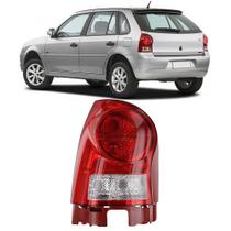 Lanterna Traseira Vw Gol G4 Bicolor 2005/2009 Esquerda Carcaça Vermelha