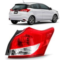Lanterna Traseira Yaris Hatch 2018 2019 2020 Canto Com Led