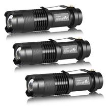 Lanterna ULTRAFIRE SK68 300 lúmens com 3 modos, pacote de 3