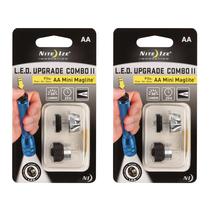 Lanterna Upgrade Nite Ize LED para AA Mini Maglite, pacote com 2