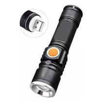 Lanterna usb led extra forte mini portátil bolso recarregável sem pilha zoom pesca presente luz pai amigo camping acampa - TOP LED