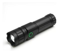 Lanterna Usb Recarregável Mais Potente Luz Caça Tática Led