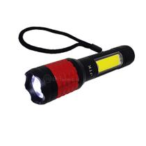 Lanterna USB Recarregável Para Trilhas Caça Led T6 Foco Zoom Luz De Alerta C50772 - JTKMega