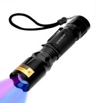 Lanterna UV HSXMN 365nm/395nm - Luz Negra Ultravioleta