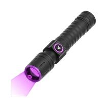 Lanterna UV Preta Recarregável 365/395nm 5W Tipo C - Cura de Resina e Detecção de Urina de Animal