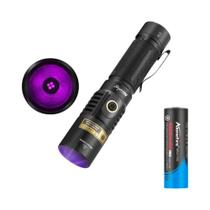 Lanterna UV Recarregável USB 20W 395/365nm Luz Negra Para Detecção De Manchas De Urina De Animais E