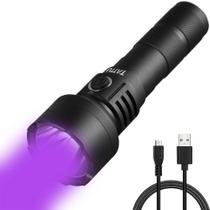 Lanterna UV TATTU U2 recarregável 395nm 10W com cabo USB
