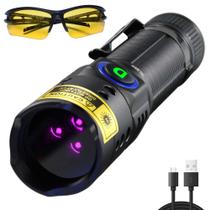 Lanterna UV WMCODMW 365nm Luz Negra Recarregável