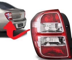 Lanterna Vermelha Cristal Cobalt 2012 13 2014 2015 Esquerdo