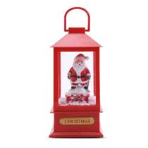 Lanterna Vermelha Papai Noel Música 3aaa 20x9 1107797 - Cromus