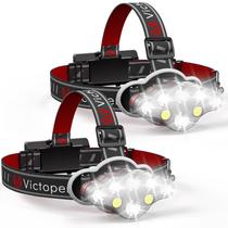 Lanterna Victoper, farol recarregável, pacote com 2, 18000 lúmens