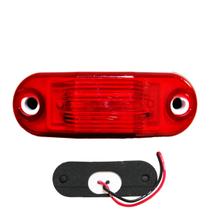 Lanterna Vigia Ônibus Caminhão 2 LED Vermelha BIVOLT +Chicote Lanterna Vigia Ônibus Caminhão 2 LED Vermelha BIVOLT +Chicote