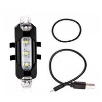 Lanterna Vista Light RapidX Led Bike Sinalizador Usb Branco Lanterna Vista Light RapidX Led Bike Sinalizador Usb Branco